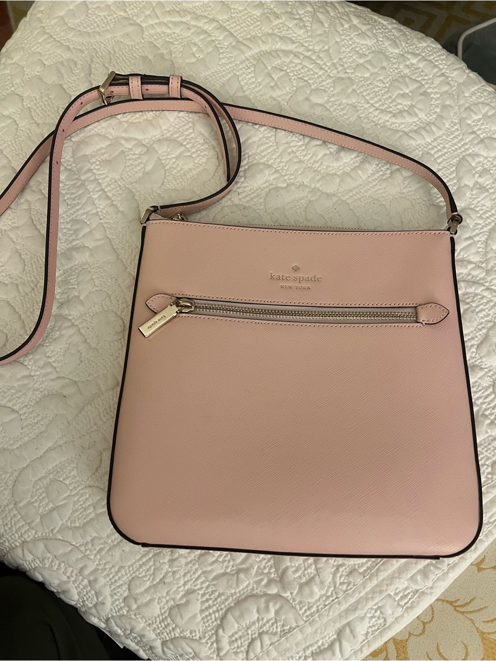 NWOT - kate spade Blush Pink Saffiano Crossbody Bag